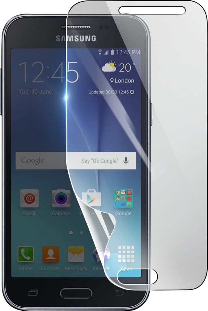 3mk, Geschikt voor Samsung Galaxy J2, Schokbestendige Hydrogel Screenprotector, Transparant