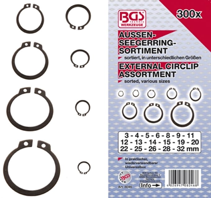 Assortiment Borgveerringen Buiten 300Dlg