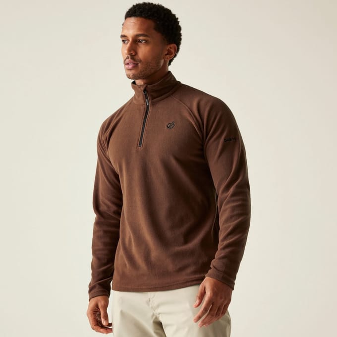 Dare2b Freethink Ii Fleece Met Halve Rits Bruin S Man