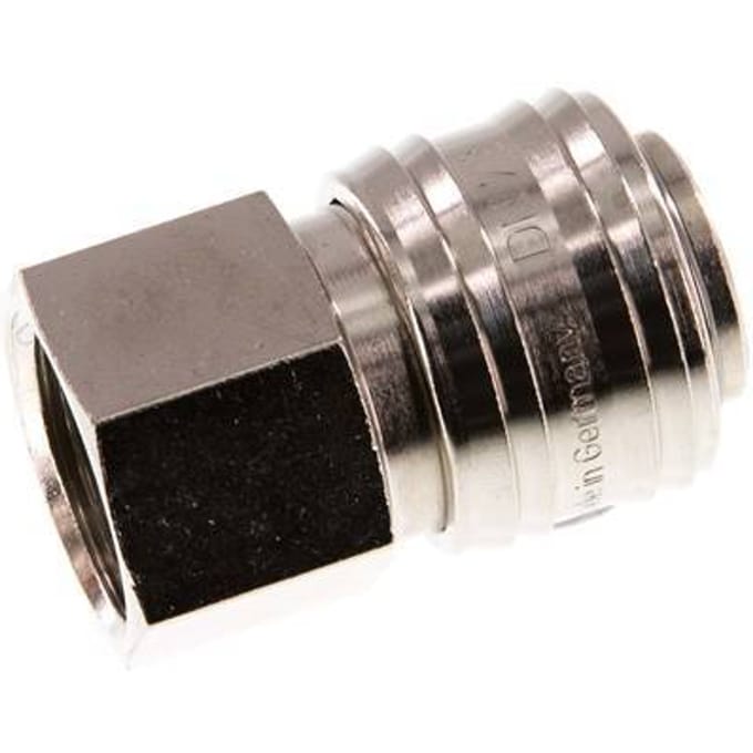 Vernikkeld Messing DN 7.2 (Euro) Luchtkoppeling Snelkoppeling G 1/2 inch Binnendraad