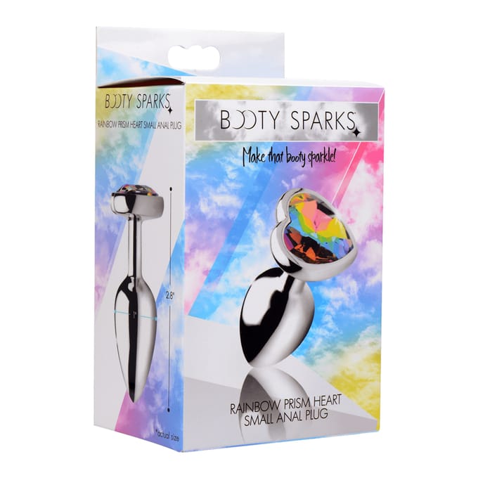 'Booty Sparks - Rainbow Prism Heart Small', 7,1 cm