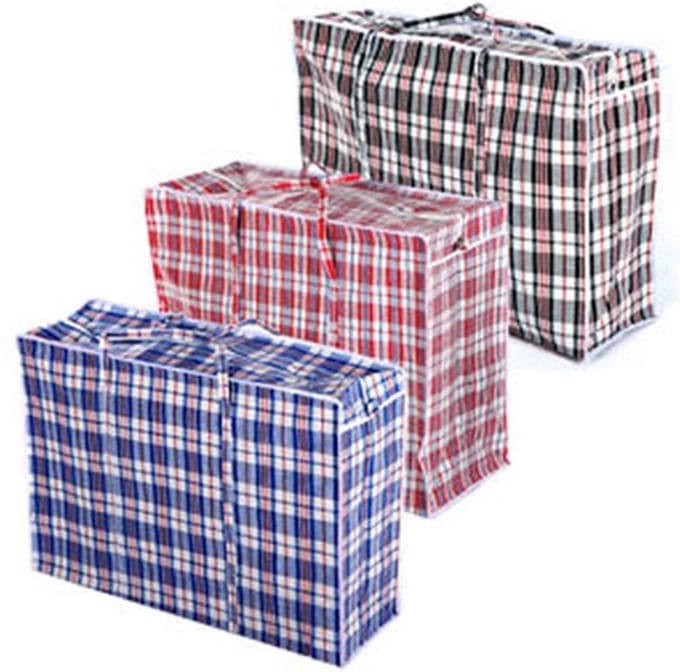 Nylontas -waszak Geruit 80 Cm Zenner Wz80 H 60 X 80 X 26