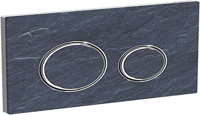 Bedieningsplaat voor 2-volume spoeling voor inbouwreservoir