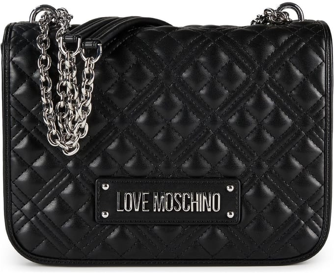 Love Moschino Quilted Schoudertas 26 cm - Dames - black 1