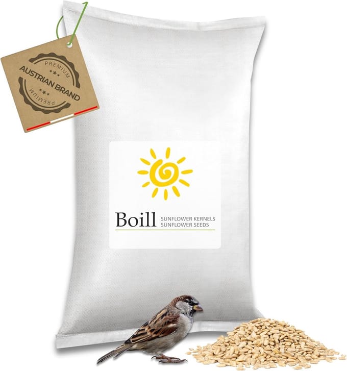 Gepelde Zonnebloempitten 10 kg | Vogelvoer voor Wilde Vogels