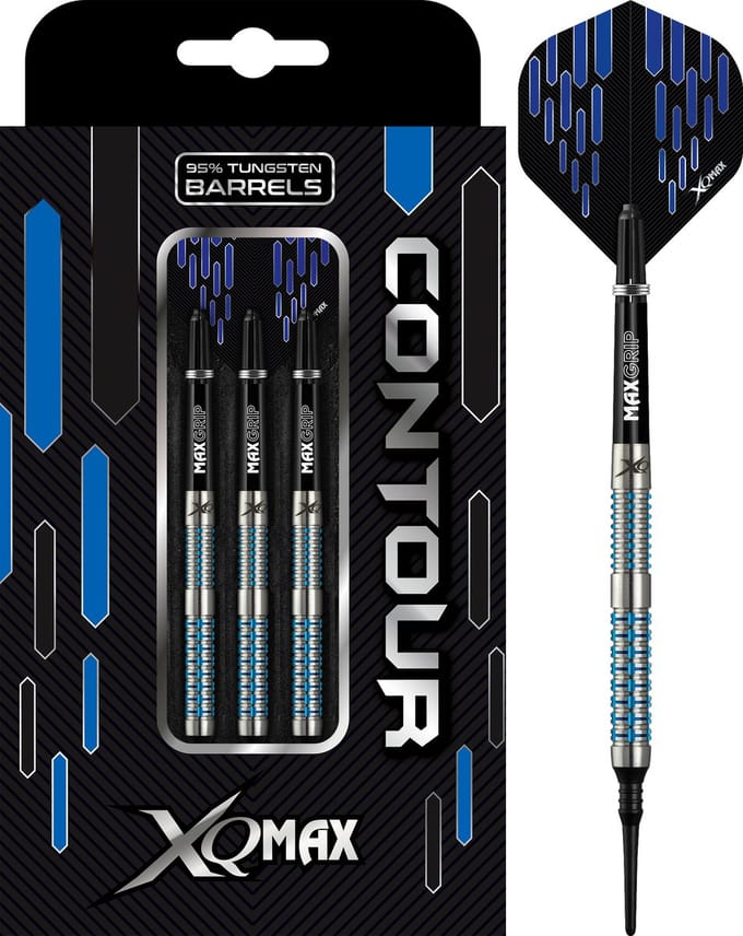 XQMax Contour M1 95% Soft Tip - Dartpijlen 18 Gram