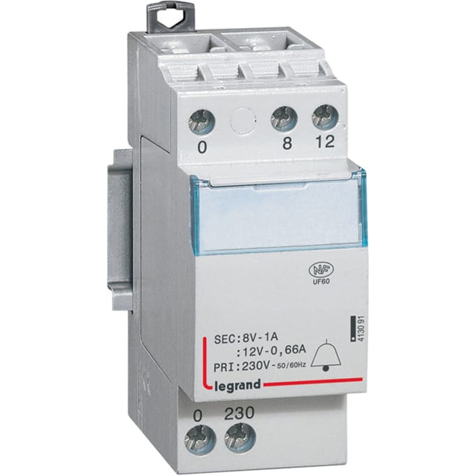Legrand - Beltransfo 12/8V 8VA 2 modules - 413091