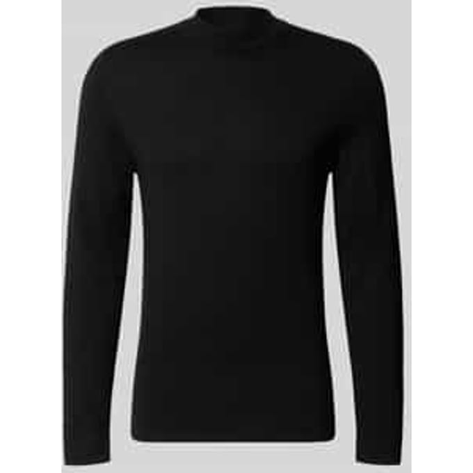 Slim fit shirt met lange mouwen van zuivere scheerwol model 'Arwon'