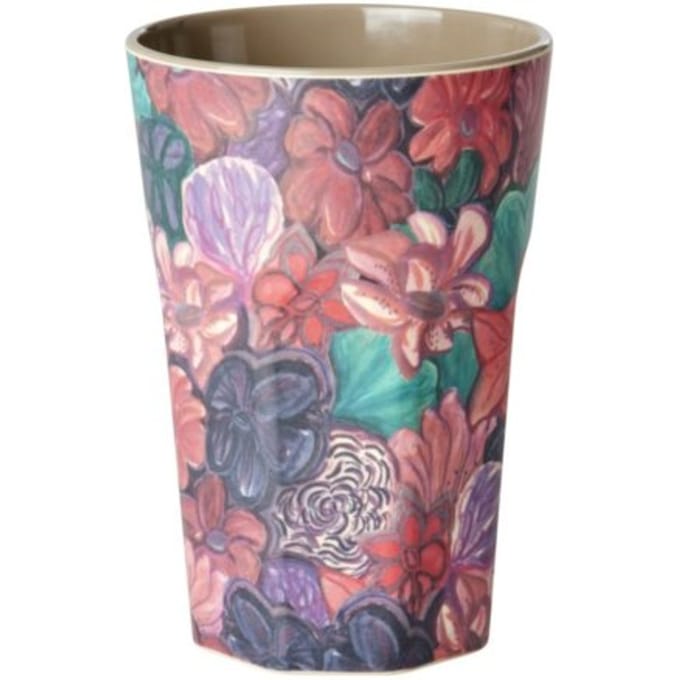 Rice melamine beker large forest flower