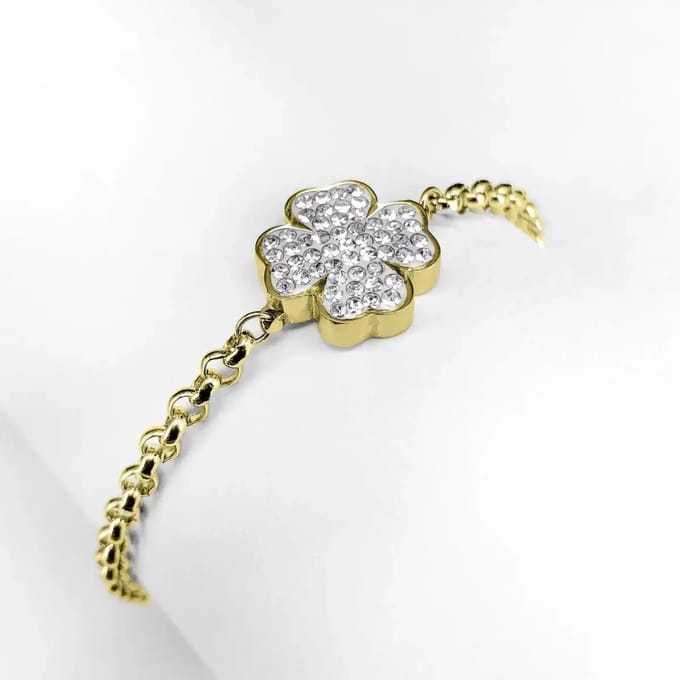 Damesklaverarmband met stenen Ponytail & Co