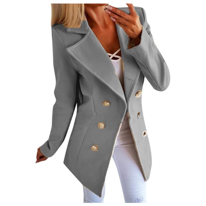Dames wollen jas en wollen top 5XL white