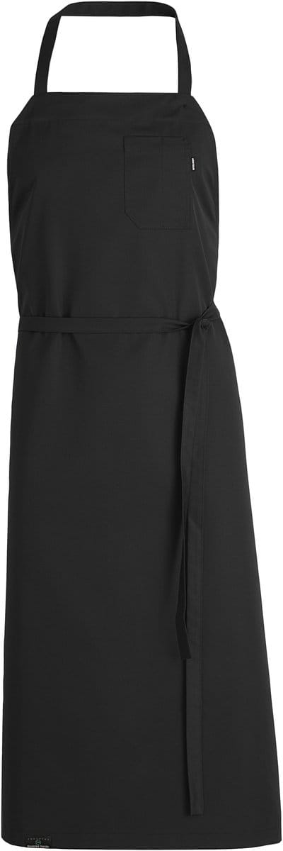 Kentaur Bib apron w. pocket 31550-152 - Black - UNI