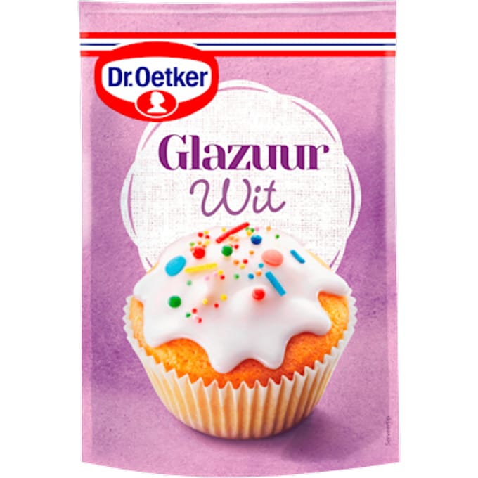 Glazuur wit taart versiering