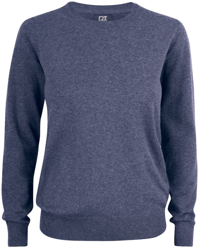 Cutter & Buck Oakville Crewneck Dames 355417 - Navy Melange - S
