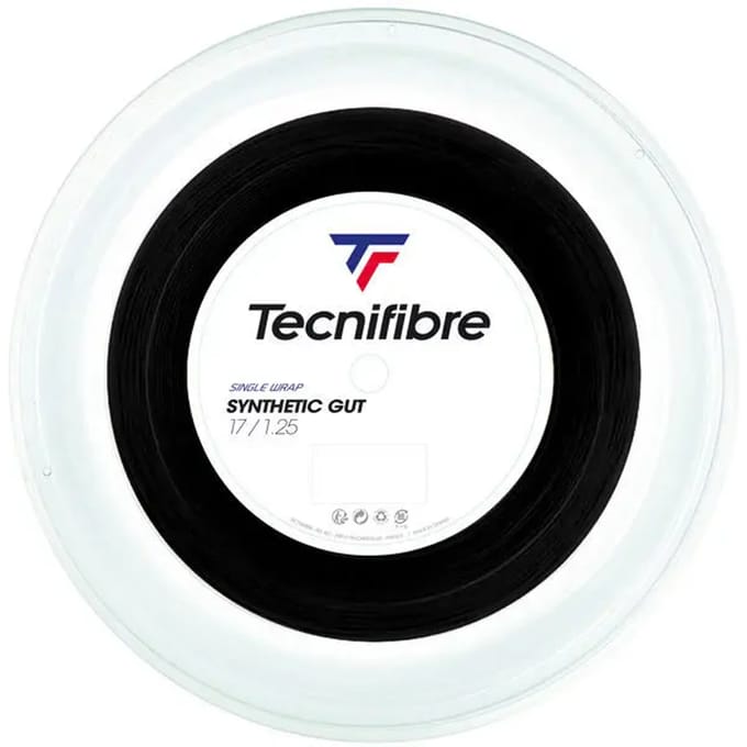 Tecnifibre Synthetic Gut 200 M Tennisracketsnaar Zwart 1.35 mm