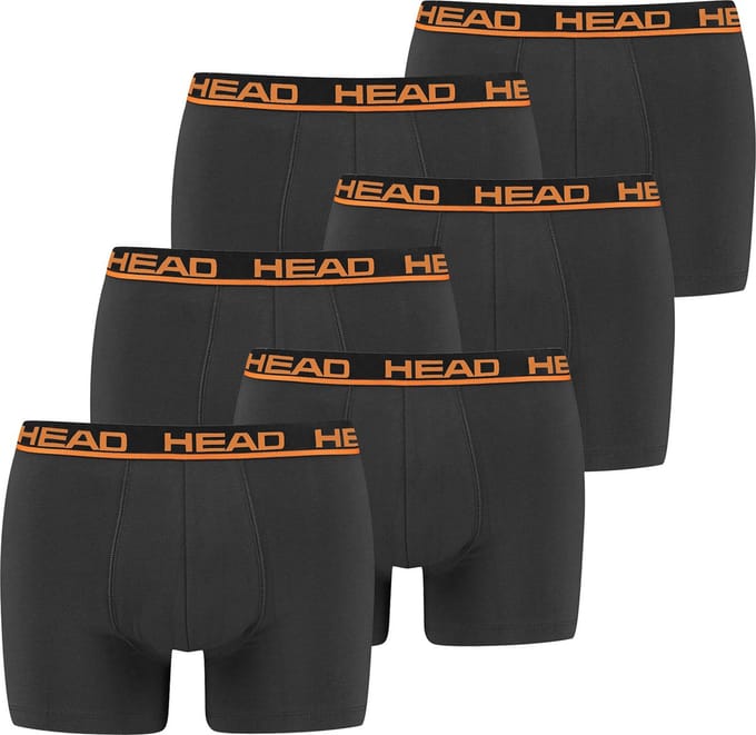 BOXERS Set van 6 Head Basic Boxerbroeken voor heren, Shorts, ondergoed, ondergoed