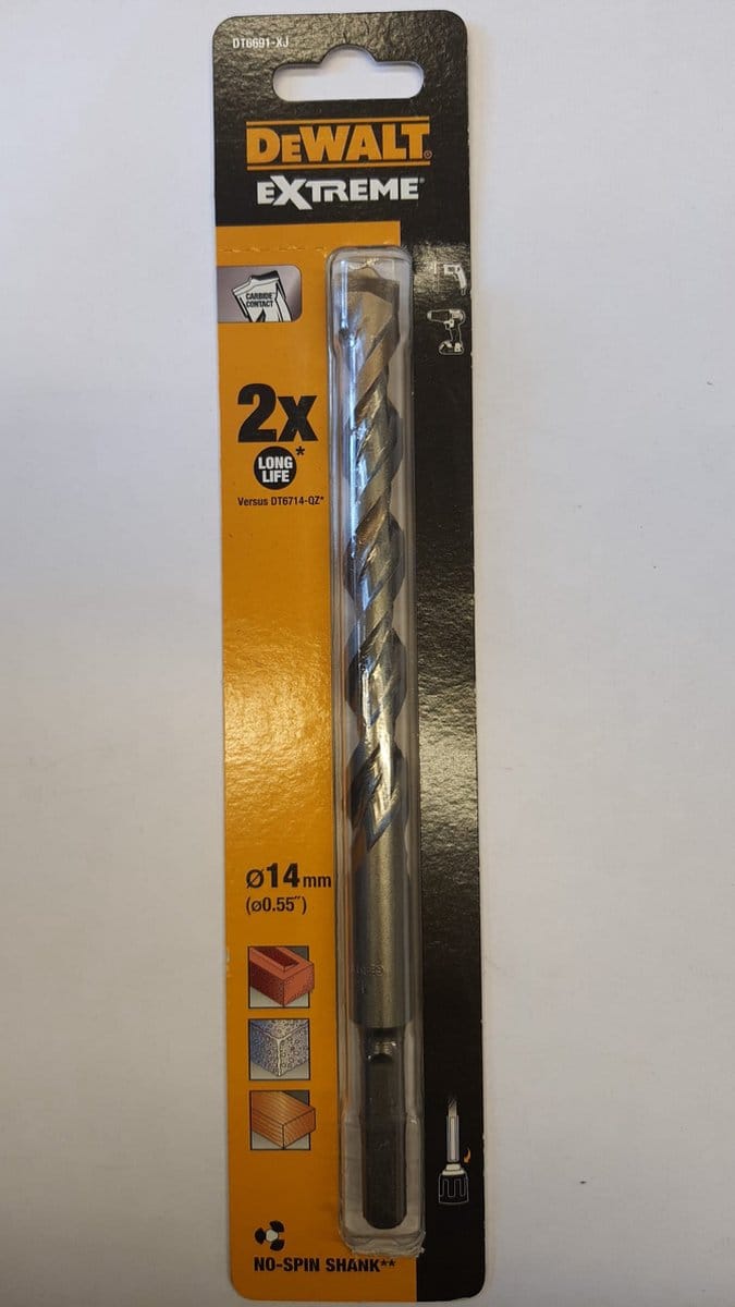 DEWALT DT6691-XJ - BETONBOOR - EXTREME MASONRY - 14MM - 14X130X200MM - DRILL BIT