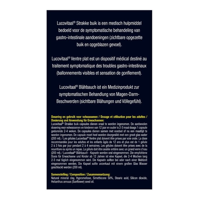 Lucovitaal Strakke Buik 30 capsules