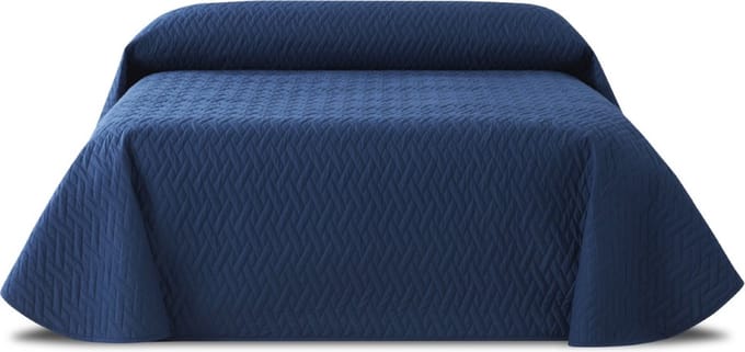 Waterproof bedsprei - Kinderledikant - urine bestendig - Spreimaat 70/140cm - Blauw