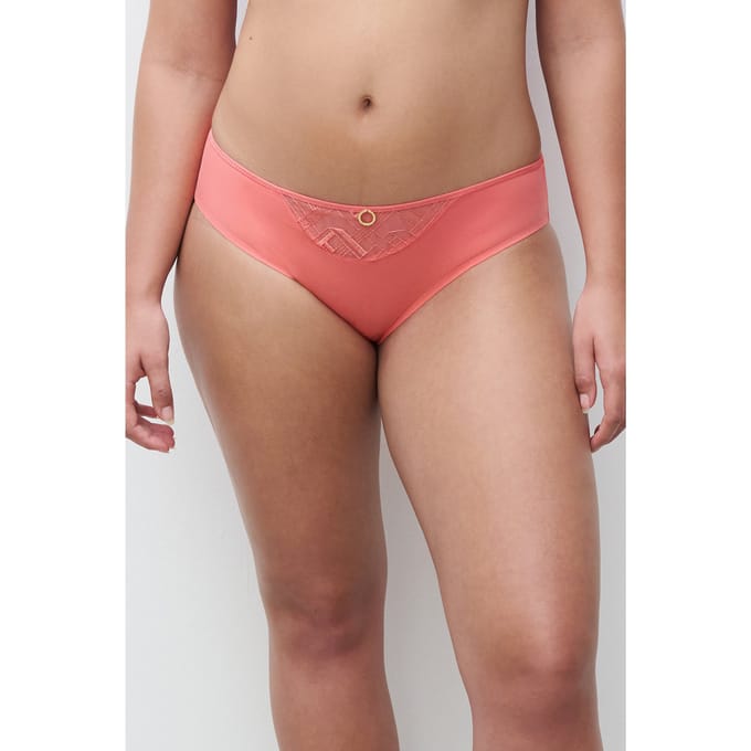 Chantelle Graphic Support Brief Coral Größe: 38 | Unterhosen Outlet | Damen | Orange