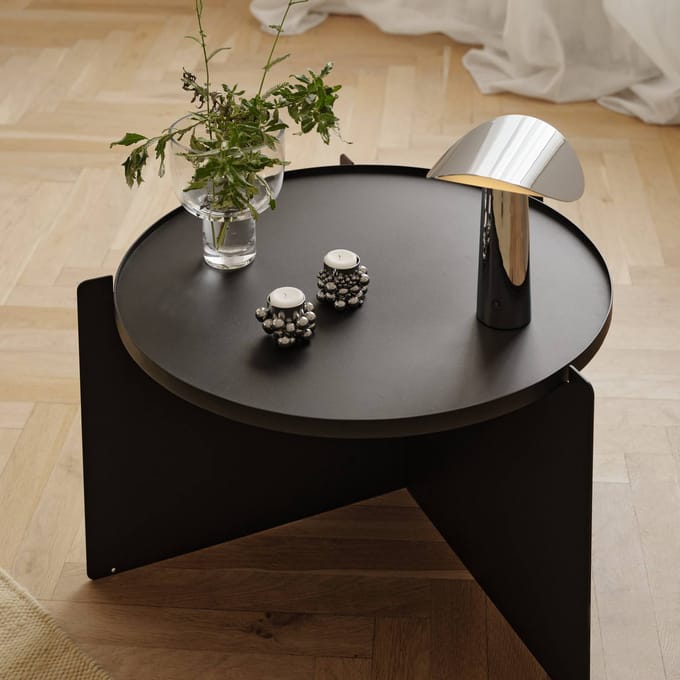 GEJST LED tafellamp Lium, chroom, 2.700 K, USB