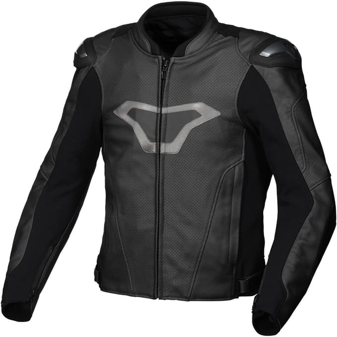 Macna Aviant Air geperforeerde leren motorjas -