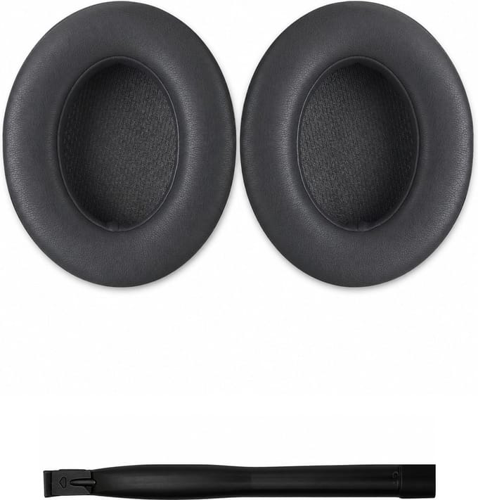 Set Oorkussens voor Beats Koptelefoon - Studio 2 / Studio 3 Oorkussen - Studio Wired / Studio Wireless / Studio 2 / Studio 3 Wireless - Kunstleer met Traagschuim - Zwart