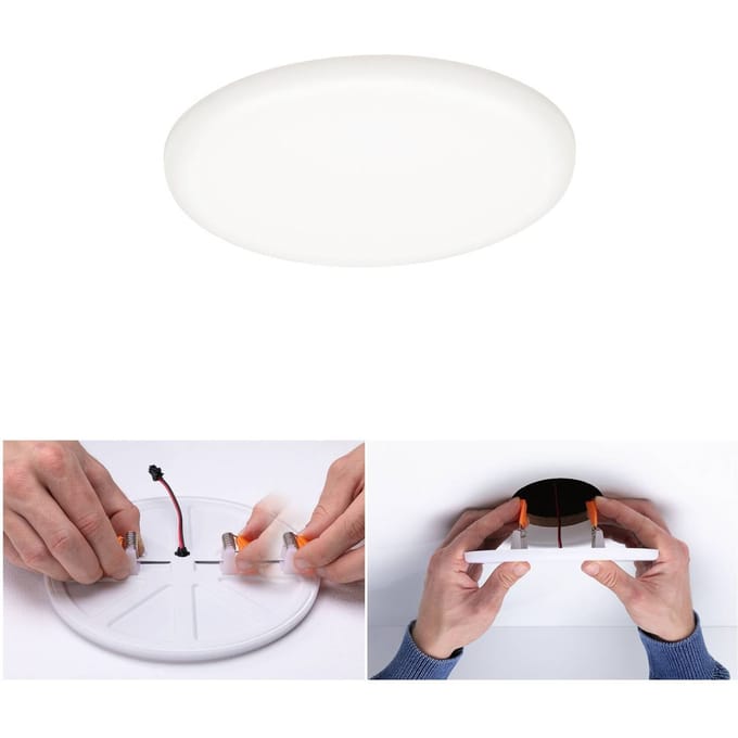 Paulmann 92391 EB Panel Veluna VariFit LED-inbouwlamp LED LED vast ingebouwd 10 W Satijn