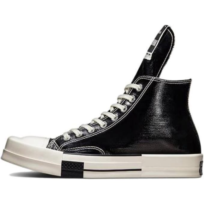 Converse x Rick Owens DRKSHDW TURBODRK High 'Black Lacquer' 35 gray