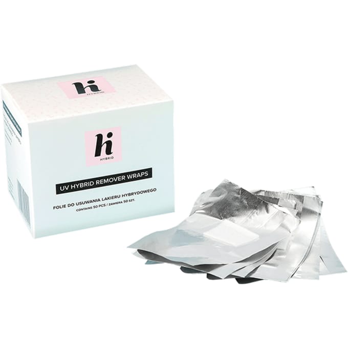 Hi Hybrid UV Gel Polish Remover Wraps 50 st