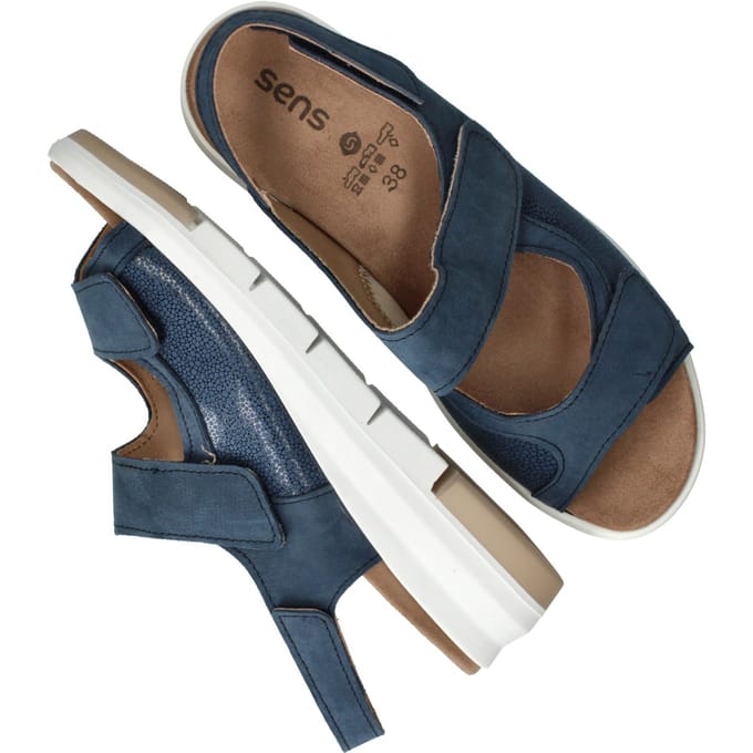 Sens Sandalen - Dames - Blauw - Maat:38