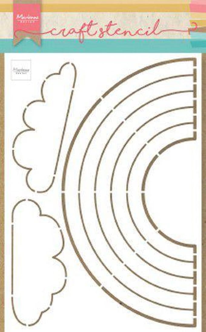 Marianne Design Craft stencil rainbow