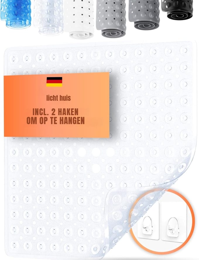 RVV® Badmat antislip voor in bad - Douchemat antislip voor douche - Badmat antislip -