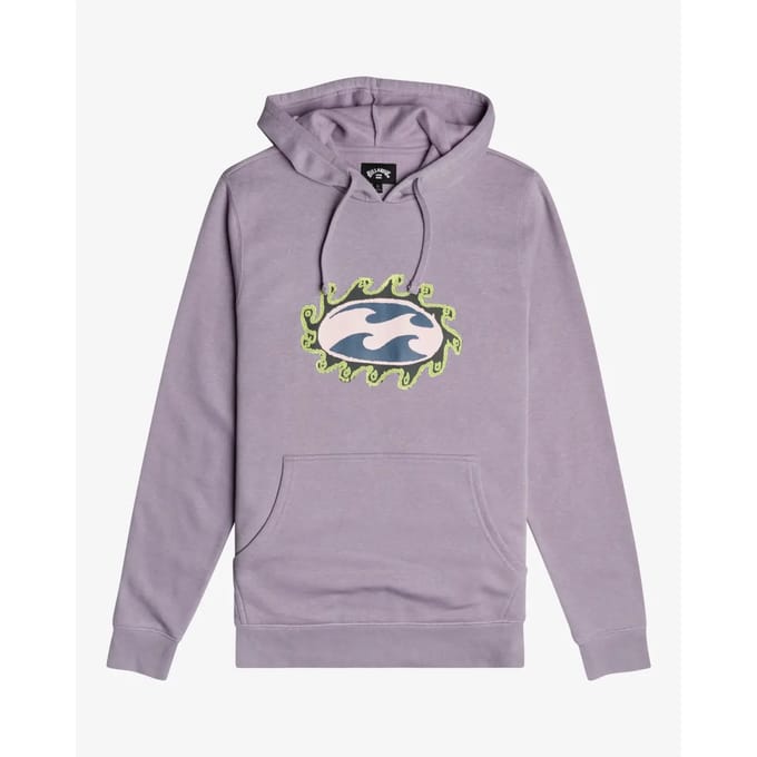 Billabong Crayon Wave Hoodie Paars M Man