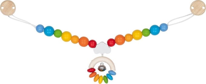 Kinderwagenketting Regenboog met Belletje voor Baby's