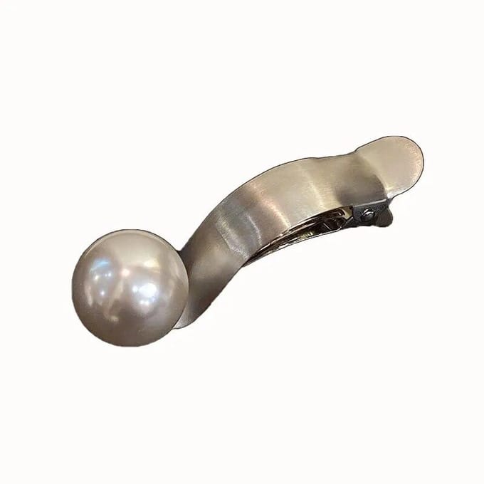 Mode Simualtion Parel Metalen Haar Clip Eendenbek Grip Clip Haarspeld Haar Styling Tools Vrouwen Meisjes Haaraccessoires Barrette