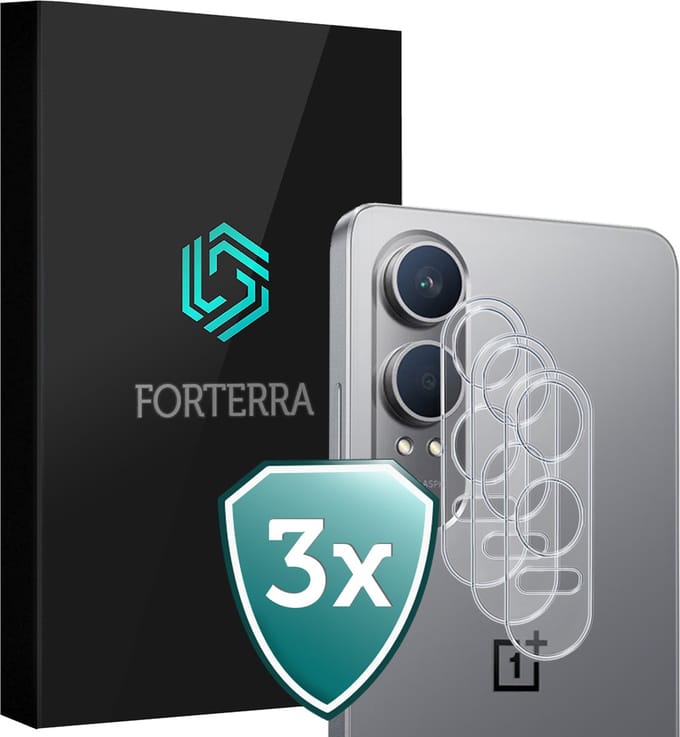 Camera Lens Protector 3 Stuks - Geschikt voor OnePlus Nord CE 4 Lite - Camera Screenprotector Beschermglas - Gehard Glas - Tempered Glass - Screen Protector