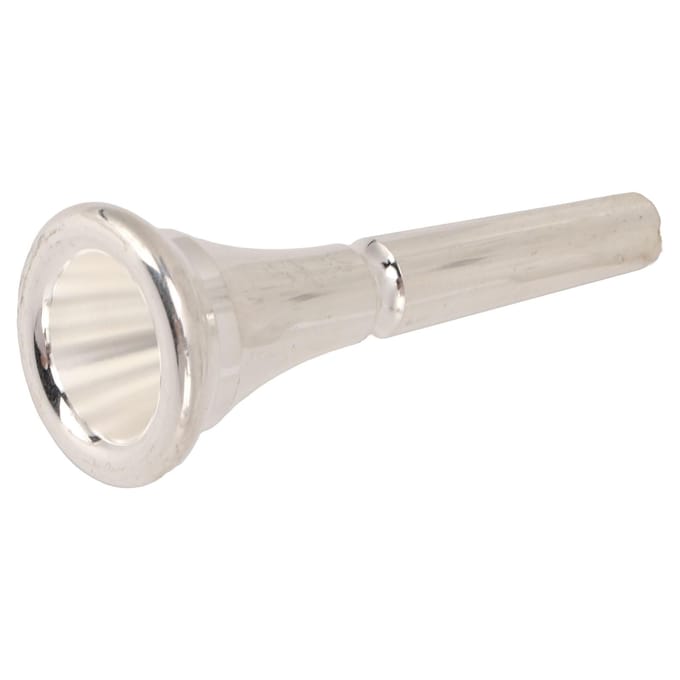 Hoorn Mondstuk Vervanging Messing Franse Hoorn Mondstuk Blaasinstrument Accessoires Zilver Kleur white