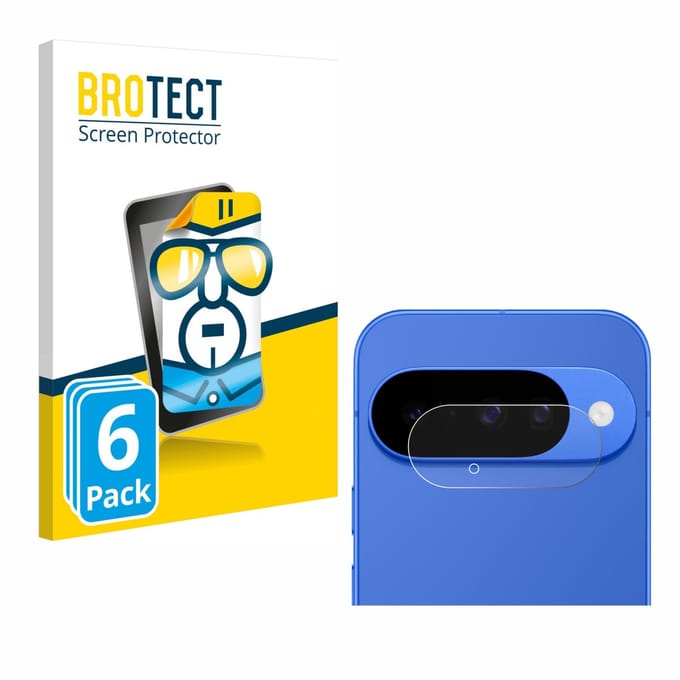 BROTECT - Screenprotector voor Google Pixel 10 (ALLEEN Camera Lens) - Folie Beschermfolie transparant 6 Stuks