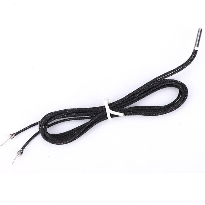 PT1000550BW PT100 Temperatuursensor Weerstand 3D Printer Platina Thermische Sensor black