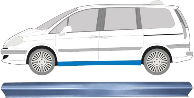 Reparatie dorpel voor Peugeot 807 2002-2014 / Links