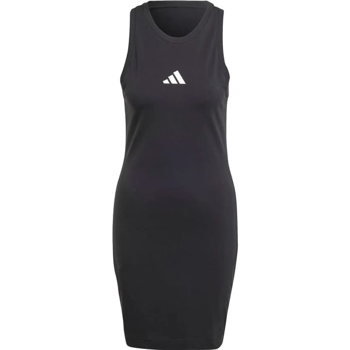 Adidas Future Icons Small Logo Mouwloze Korte Jurk Zwart S Vrouw