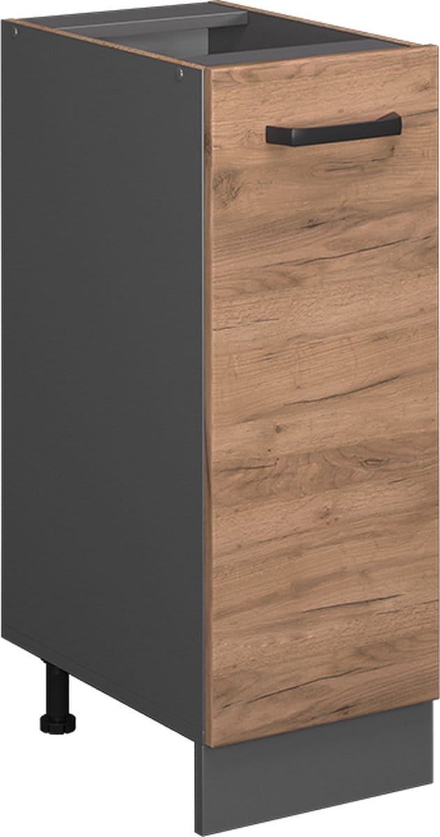 Vicco R-Line Apotheekkast – 30 cm WB Marmer Krachtige eik goud