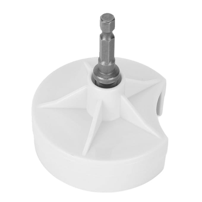 Breimachine Adapter Quick Knit Vervangbare Haakmachine Adapter met Zeskantbit DIY Naald wit