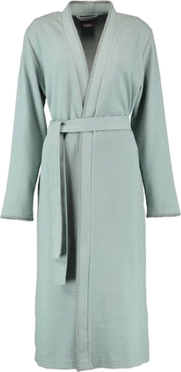 Badjas Cawö Women 812 Uni Kimono Groen-36 / 38