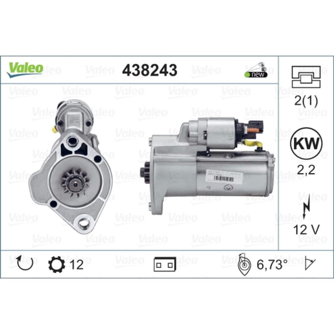 Starter VALEO 438243