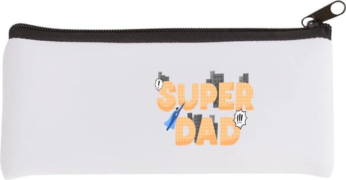 Akyol - super dad Etui - Vader - papa - vaderdag - cadeau - verjaardag - kado - 20 bij 9 cm