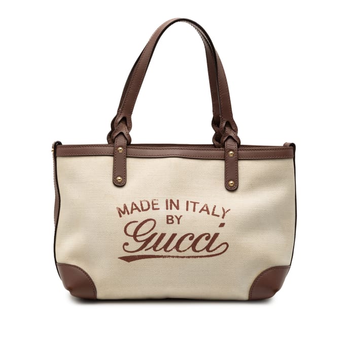 Tweedehands Kleine Canvas Logo Craft Tote