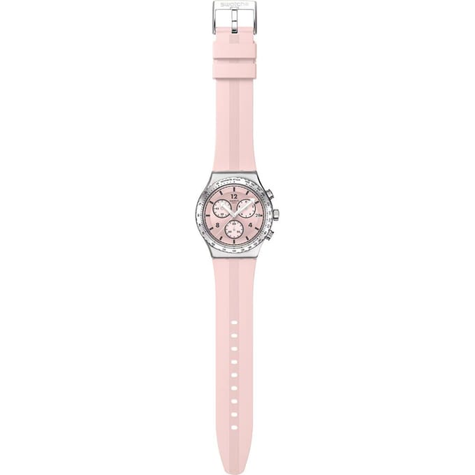 Swatch Irony - Chrono New YVS532 Poppingly Pink Horloge