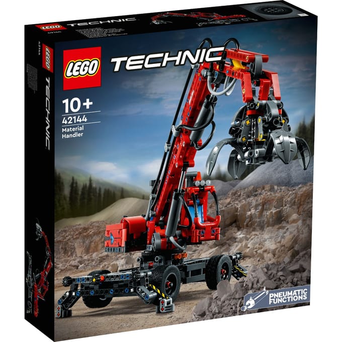 LEGO Technic Overslagkraan, Educatief Speelgoed met Pneumatische Functies - 42144